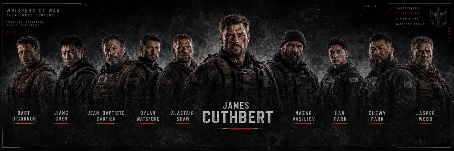 James Cuthbert team character banner
